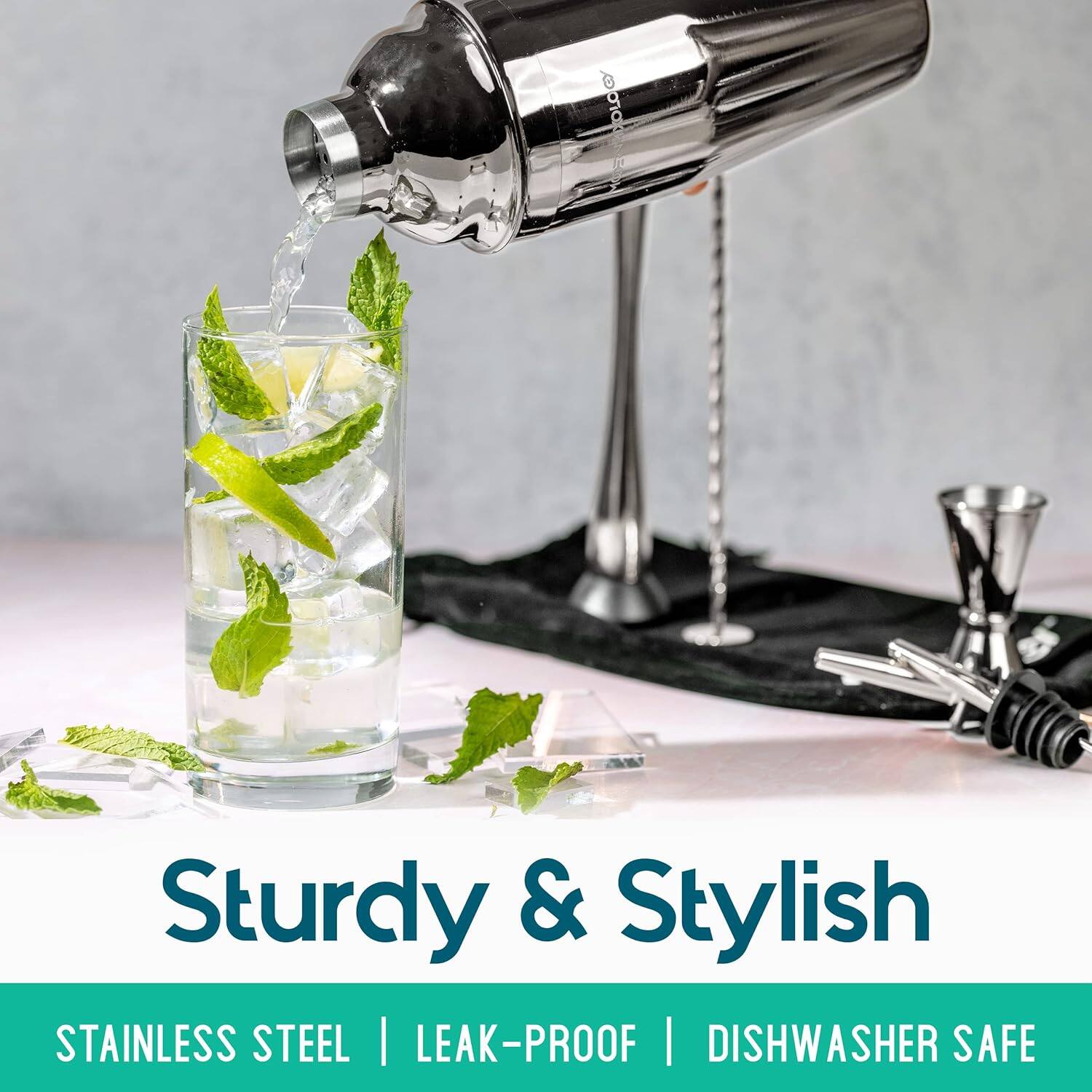 Sturdy & Stylish  
Stainless Steel | Leak-Proof | Dishwasher Safe