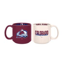 Logo Brands - Colorado Avalanche 2-Pack 15oz. Stackable Mug Set - Multicolor