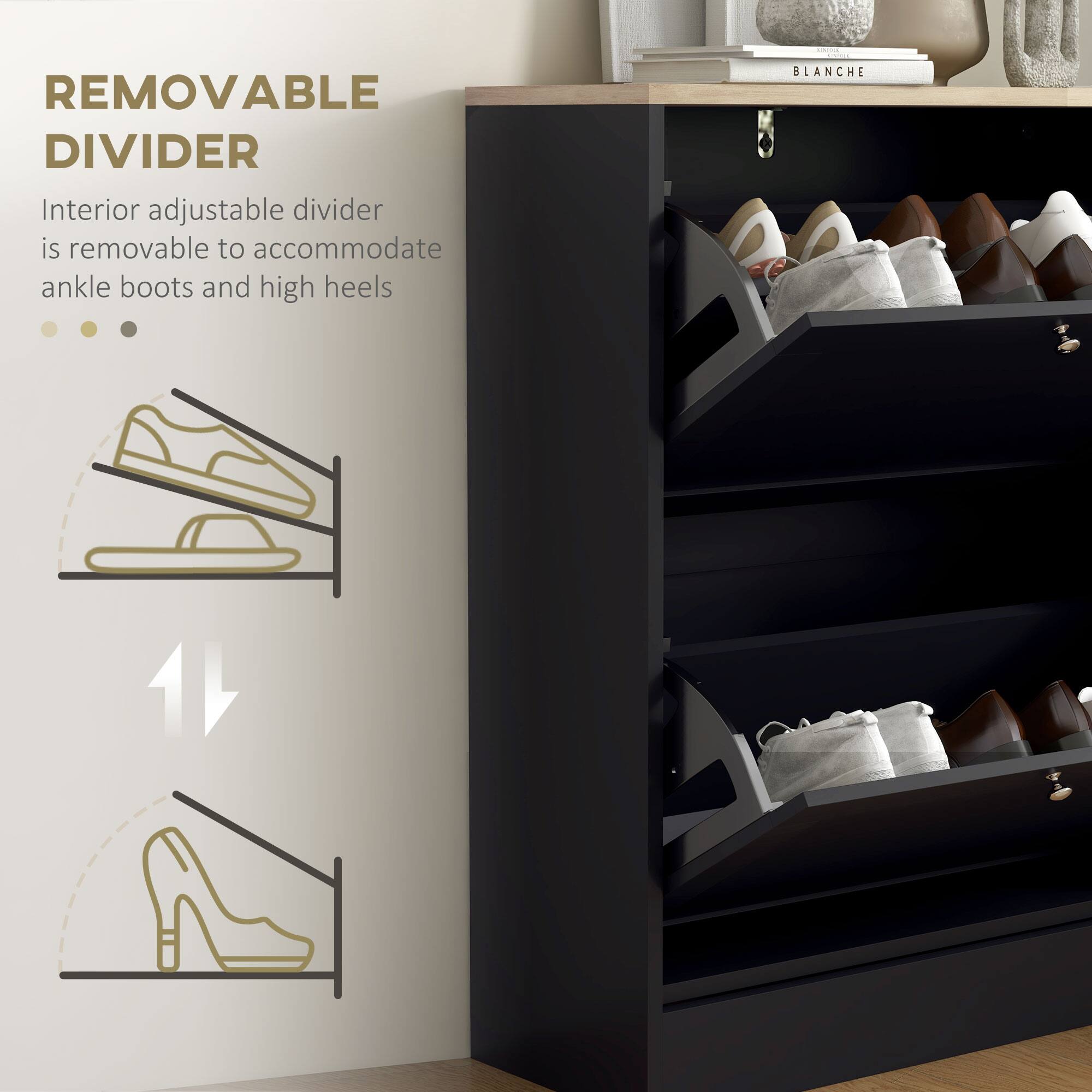 REMOVABLE DIVIDER
Interior adjustable divider is removable to accommodate ankle boots and high heels
A | BLANCHE