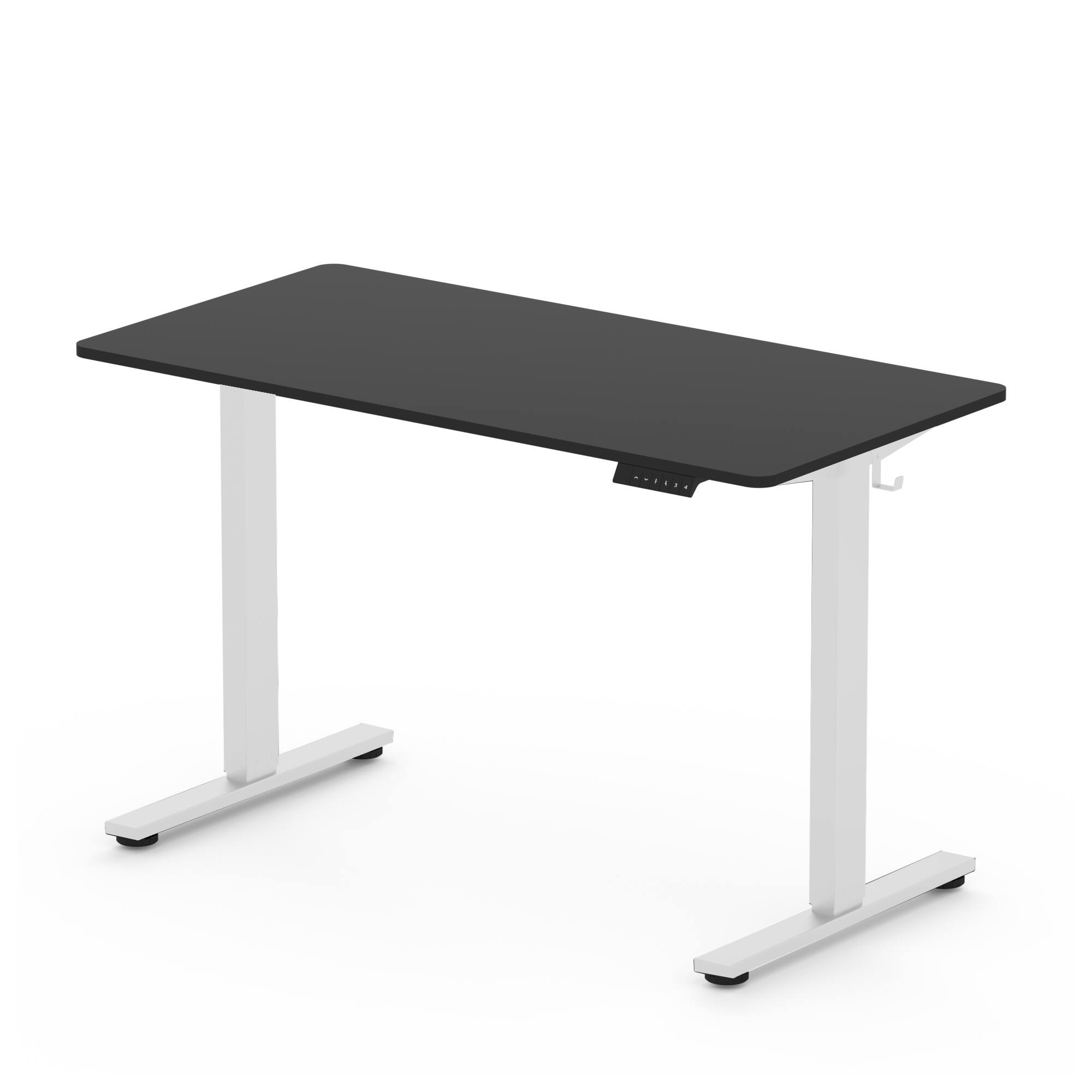 Back. FlexiSpot - FlexiSpot E2 48''W x 30''D Electric Adjustable Standing Desk Chipboard, Black/White - Black.