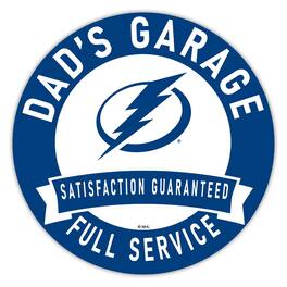 Fan Creations - Tampa Bay Lightning 16" Dad's Garage Wood Sign - Multicolor