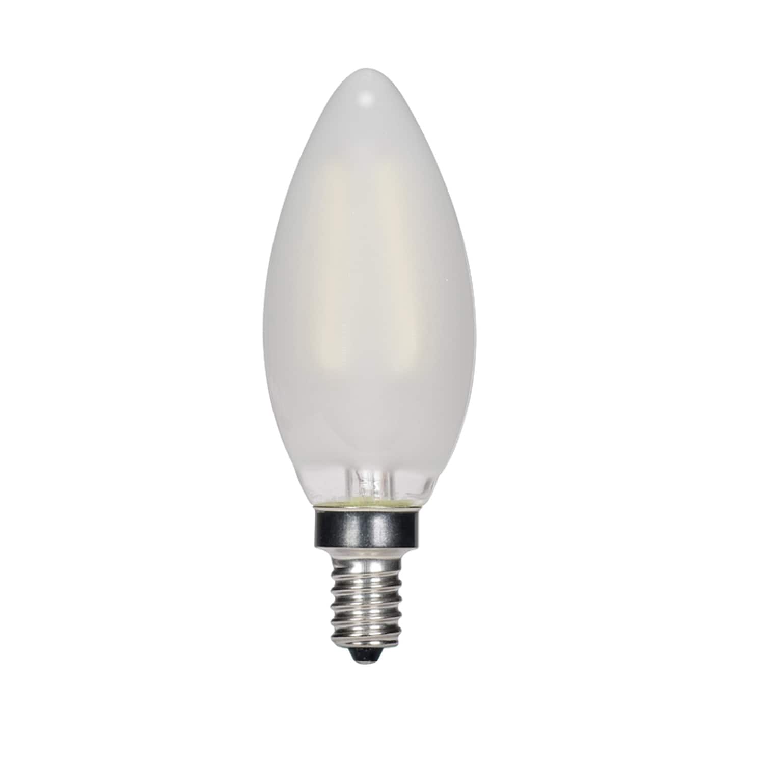 SATCO - B11 E12 (Candelabra) Filament LED Bulb Warm White 40 Watt Equivalence 2 pk price history on PriceWatchPro