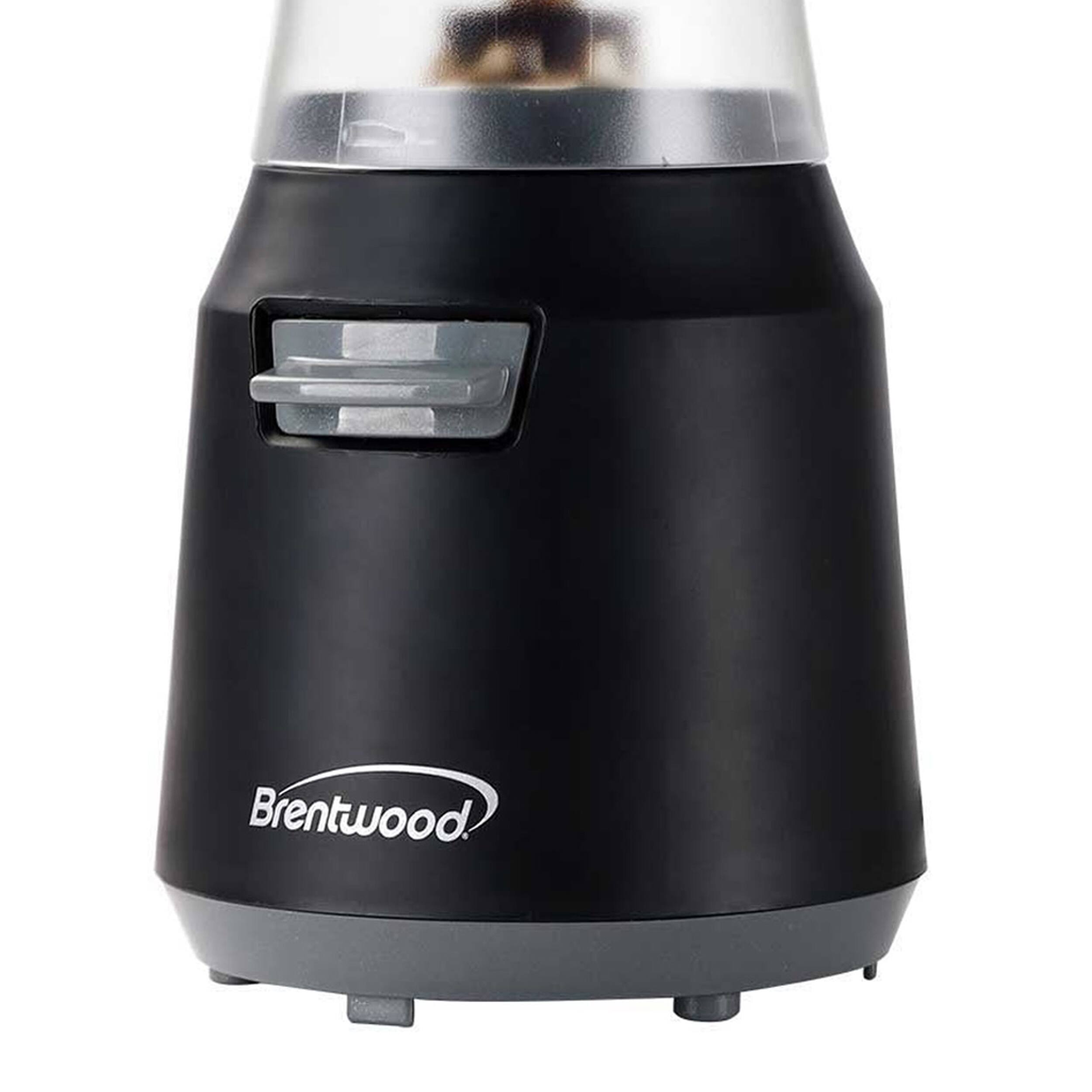 Angle. Brentwood - Brentwood 14 Ounce 180 Watt Compact Personal Blender in Black - Black.