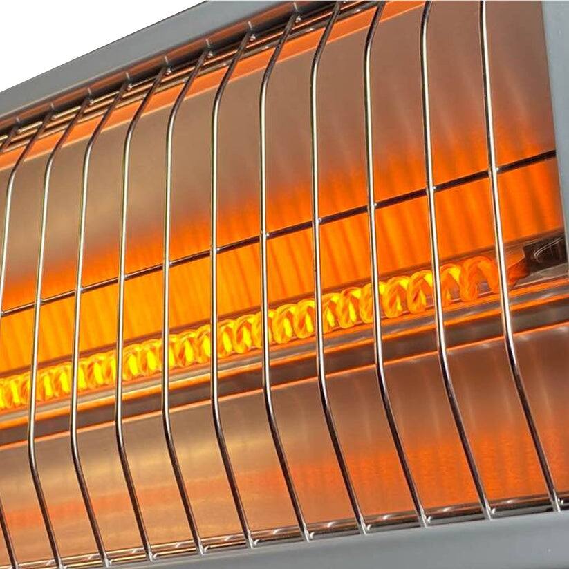 Alt View 5. Heat Storm - 1500 Watt Infrared Heater Tripod Combo, Remote - Gray/Black.