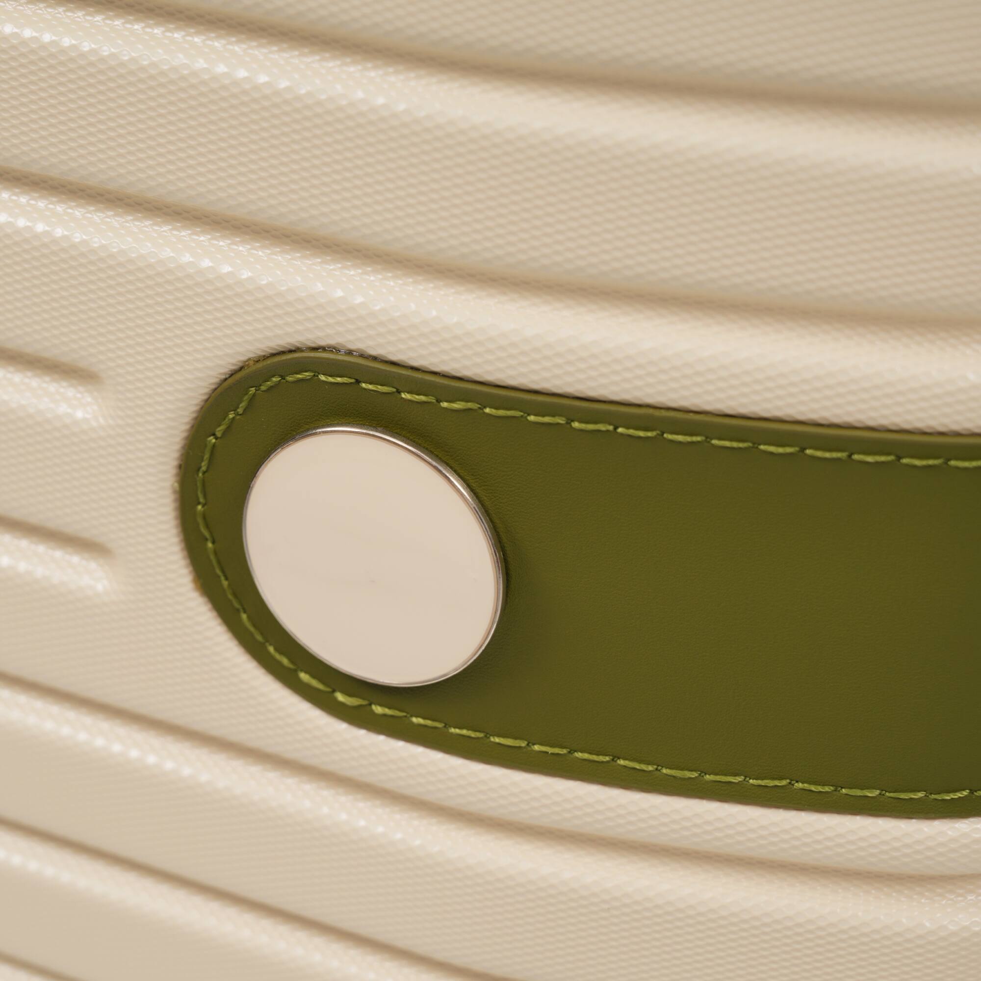 Alt View 2. PexFix - 4-Piece Expandable Luggage Set 16/20/24/28in, Lightweight ABS Hard Shell, Spinner Wheels, TSA Lock, Packing Cubes - White.