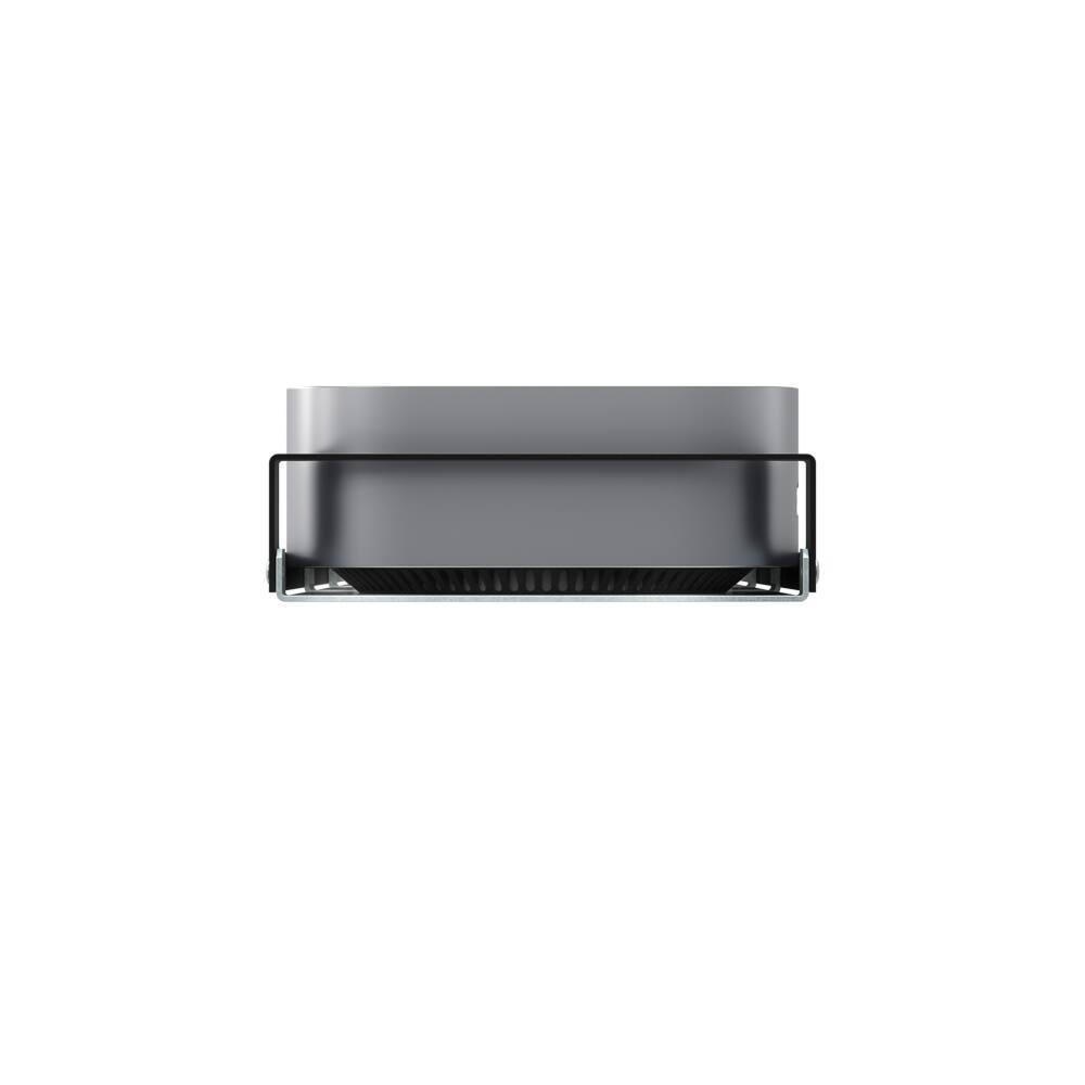 Alt View 5. RackSolutions - RackSolutions 3-Unit Mac Mini Bracket Set for Modular Shelf (M4, 2024) - Black.