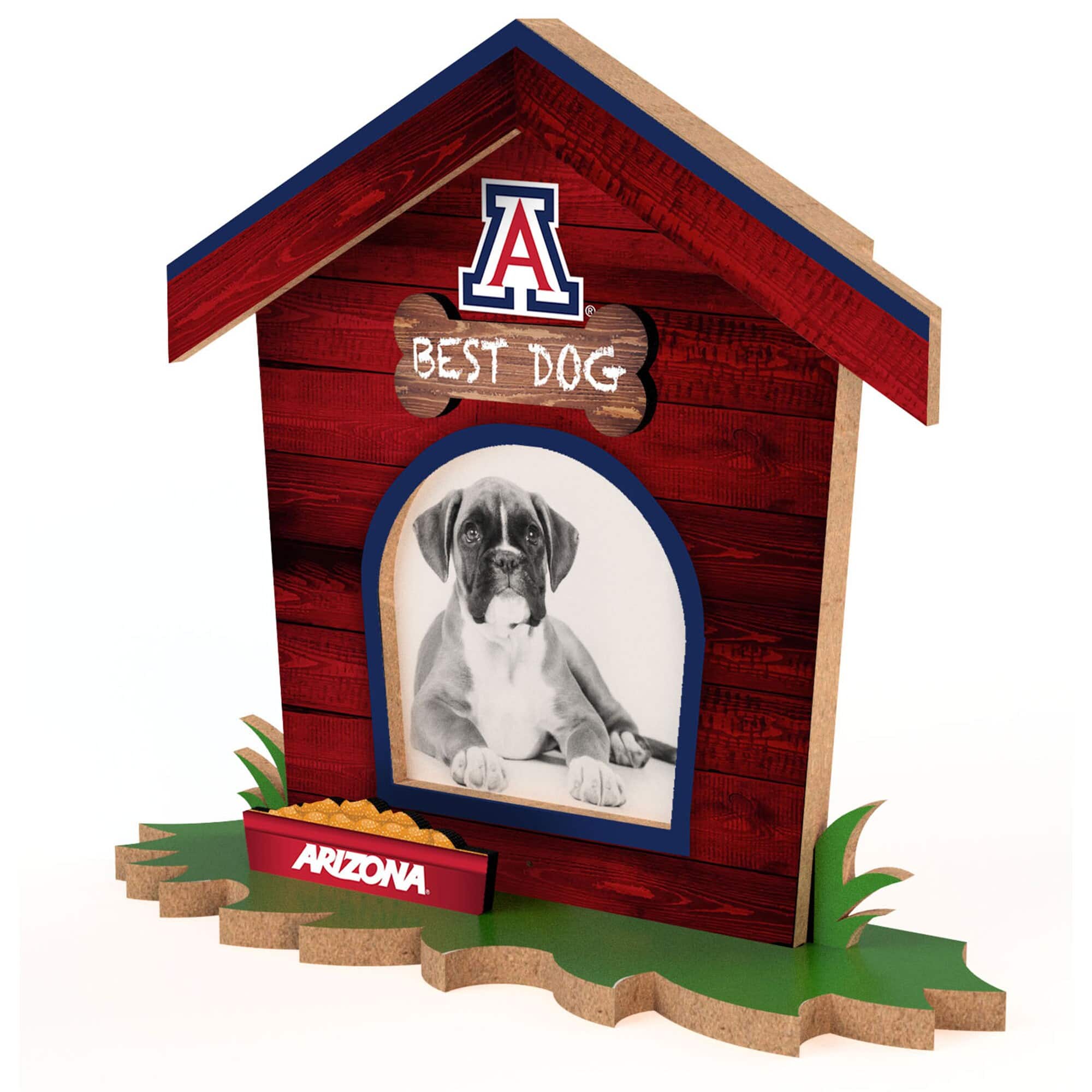 Fan Creations - Arizona Wildcats Dog House Photo Frame - Multicolor