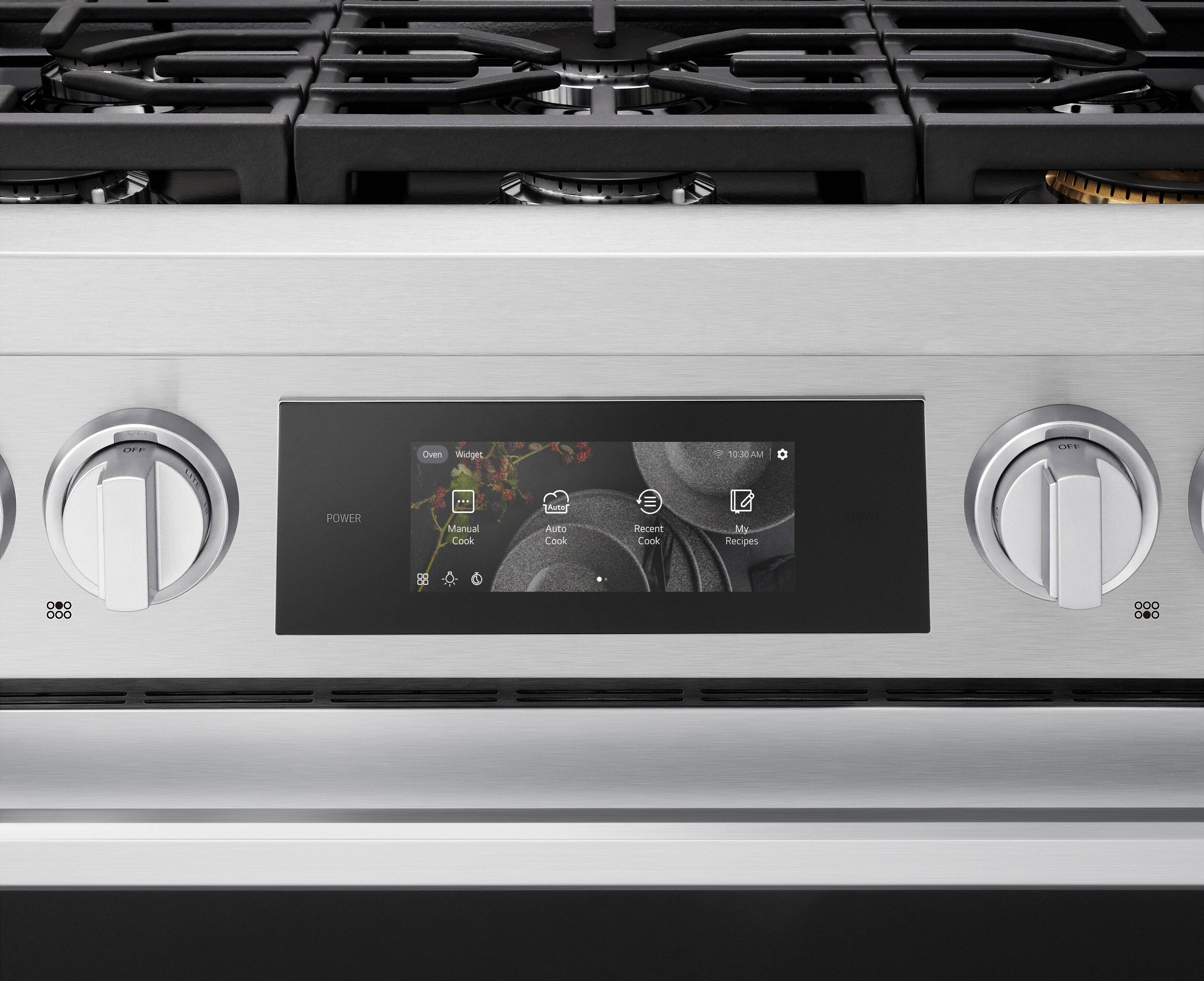 DF LOTE POWER Oven Widgets Manual Cook Auto Cook Recent Cook 10:00 AM My Recipes LITT 8 ...