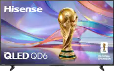 Hisense Hi QLED QD6
Hisense FIFA WORLD CUP™
OFFICIAL SPONSOR