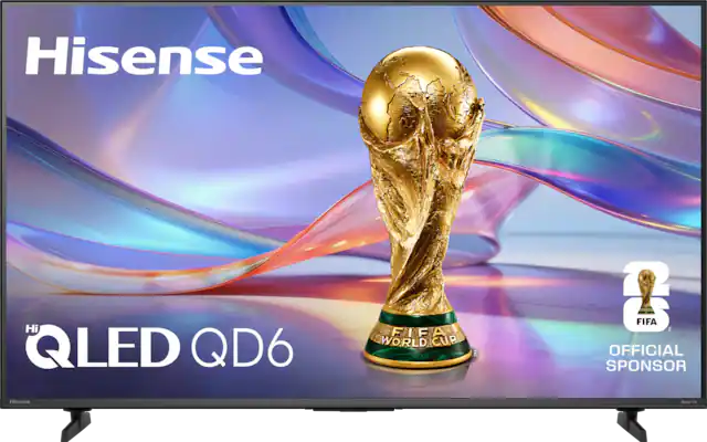 Hisense Hi QLED QD6
Hisense FIFA WORLD CUP™
OFFICIAL SPONSOR