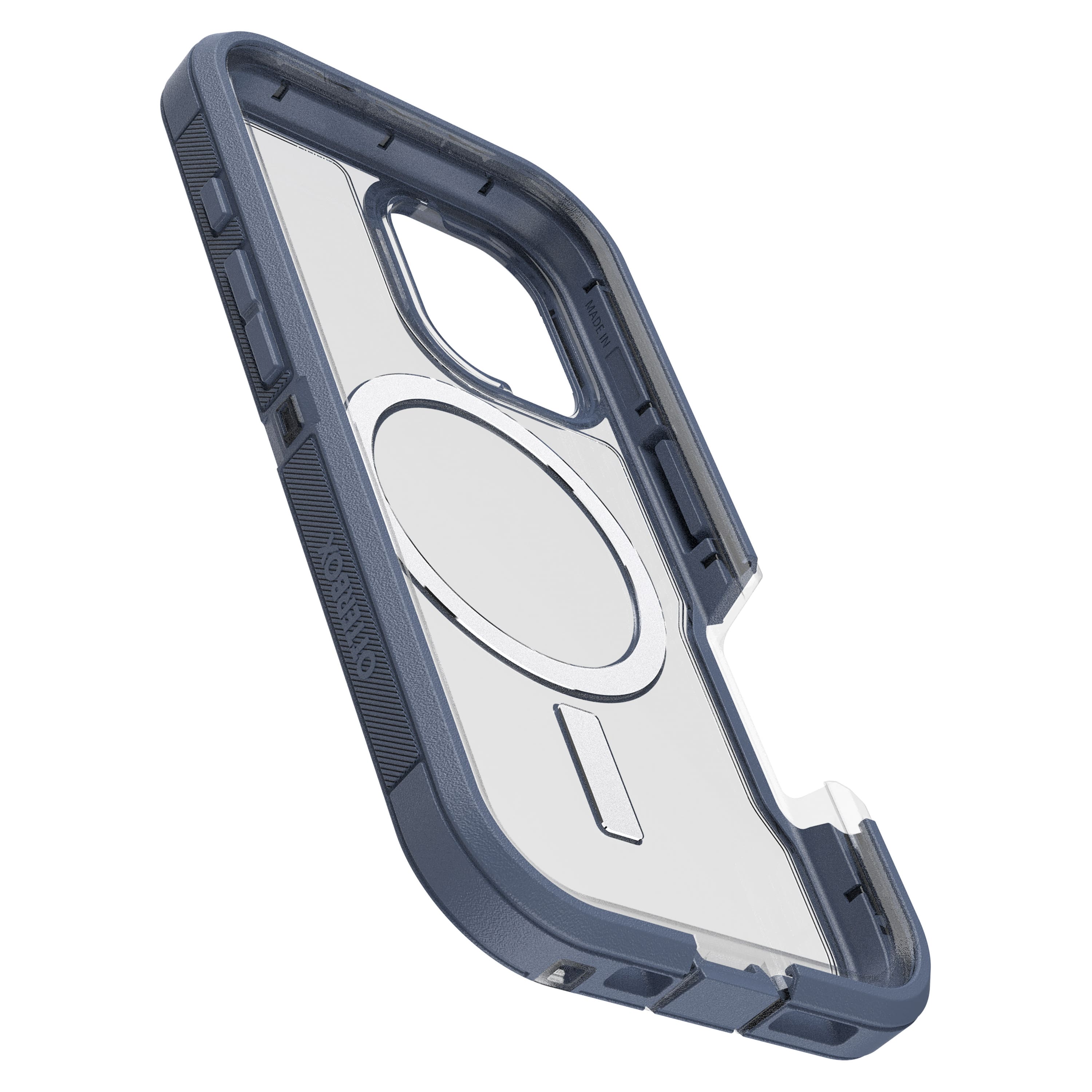Left. OtterBox - Defender Series Pro XT Hard Shell for MagSafe for Apple iPhone 16 - Mountain Storm.