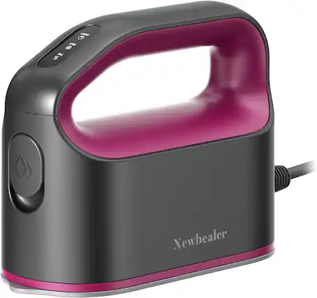 Front. Newbealer - Smart Steam Iron,1200W Turbocharged Garment Steamer w/ 3 Steam & 3 Dry Modes,Auto-Off,Non Stick Soleplate for Home,Hotel - Lavendor.