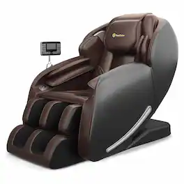 Essen Blissed - Favor-06 Full Body Zero Gravity with Shiatsu Massage Chair - Brown