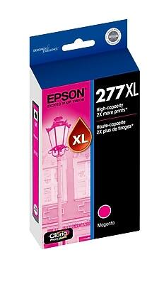 EPSON  
EXCEED YOUR VISION  

277XL  
High-capacity  
2X more prints*  

XL  

Magenta  

Claria  
Premium Ink  

*High-capacity  
2X plus de trèfles*  

Claria  
Premium Ink