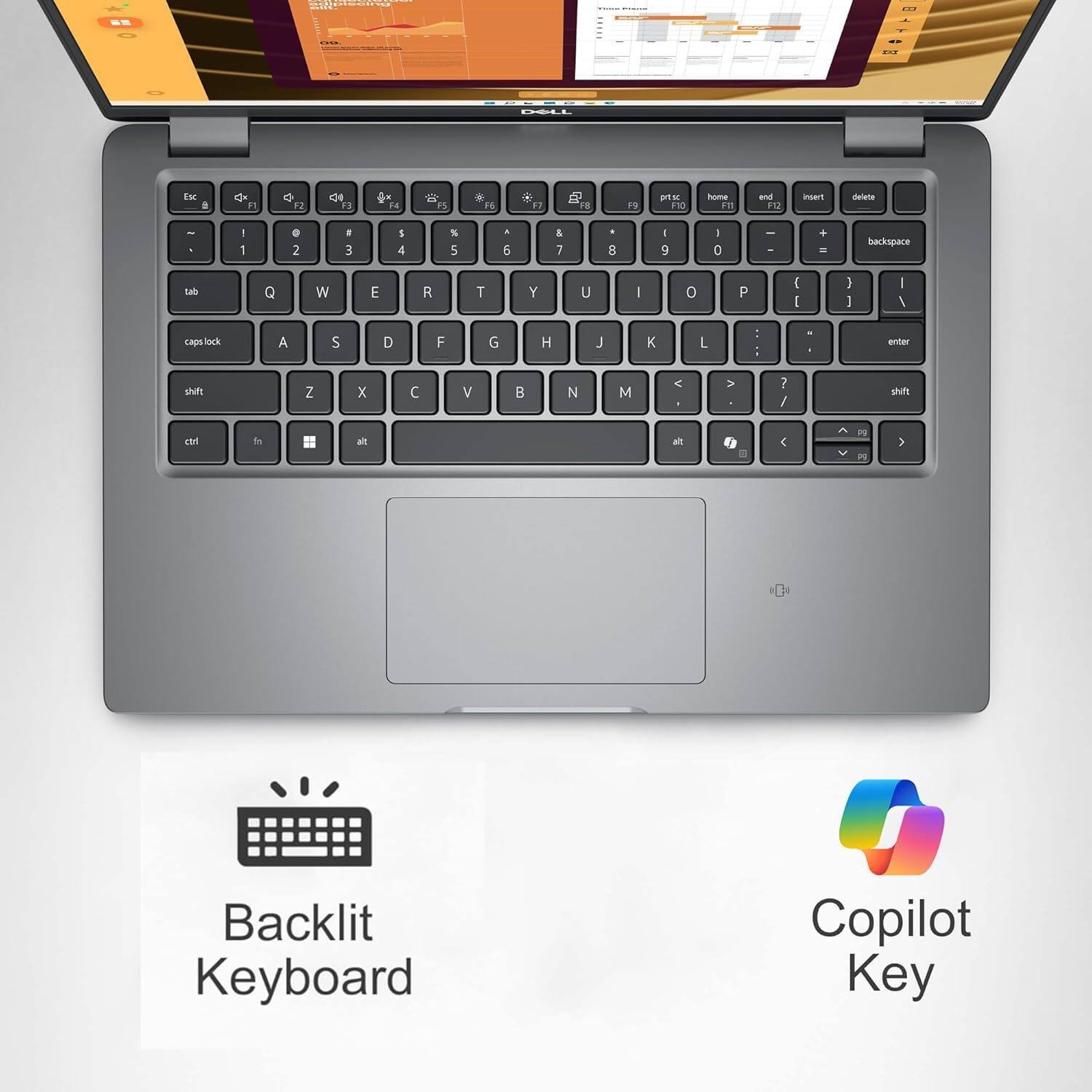 Backlit Keyboard  
Copilot Key