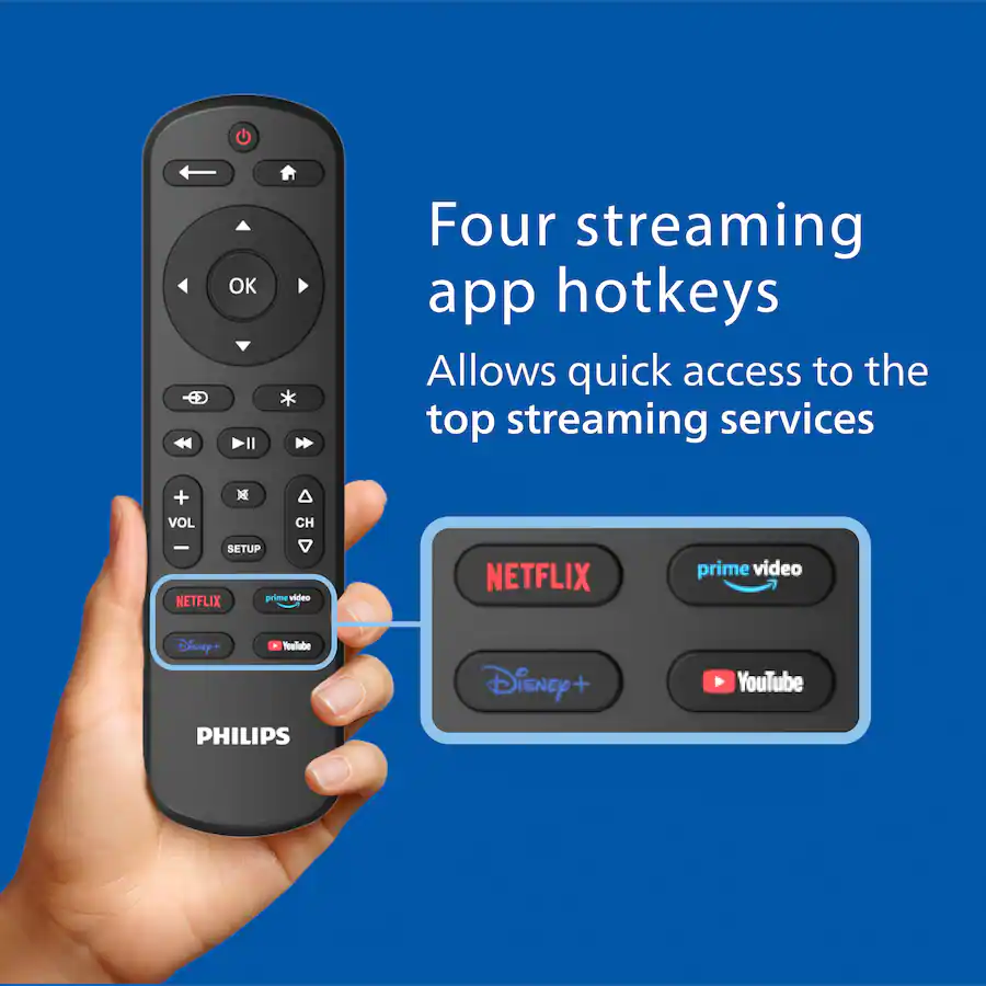 Philips One Touch Streaming Remote Control Black SRP9383B/37 - Best Buy