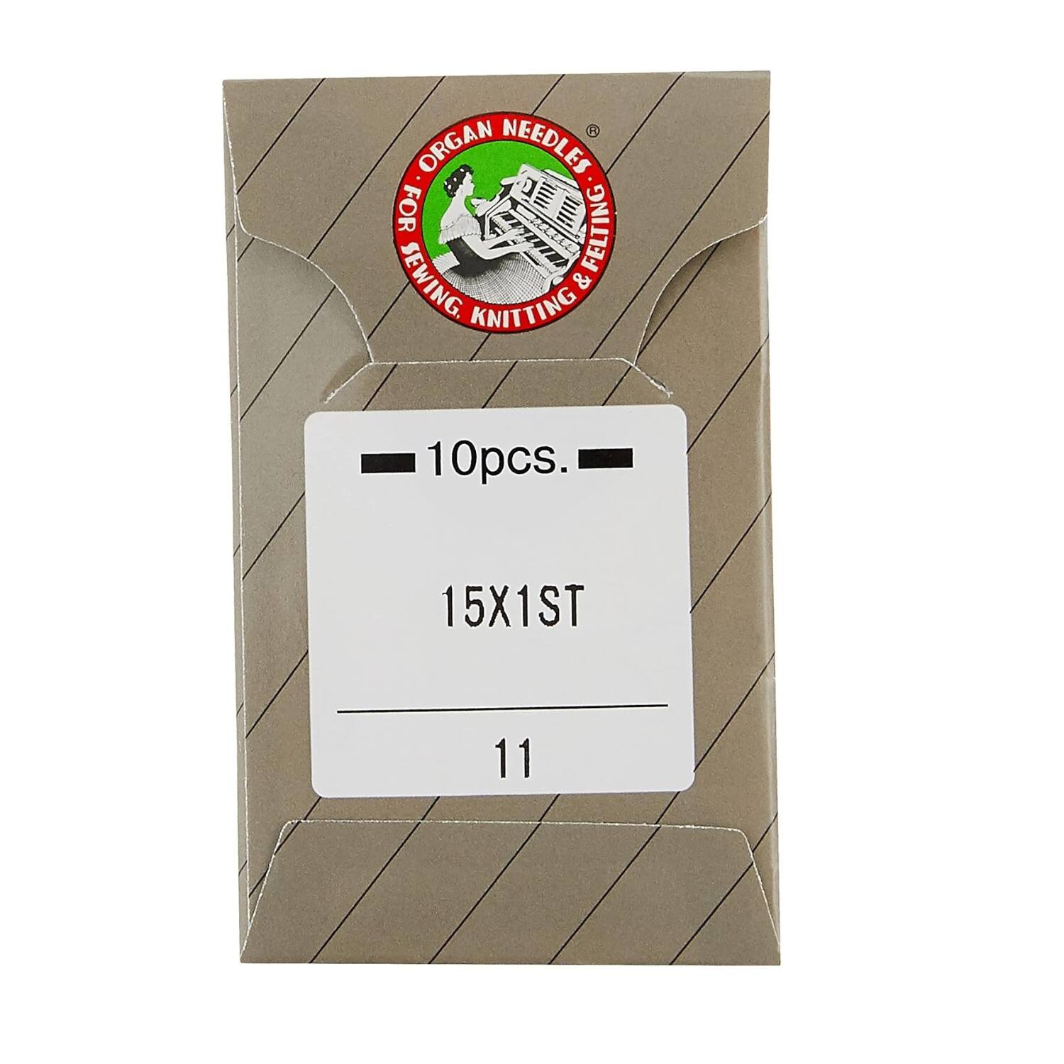 ORGAN NEEDLES FOR FELTING, SEWING, & KNITTING

10pcs.

15X1ST

11