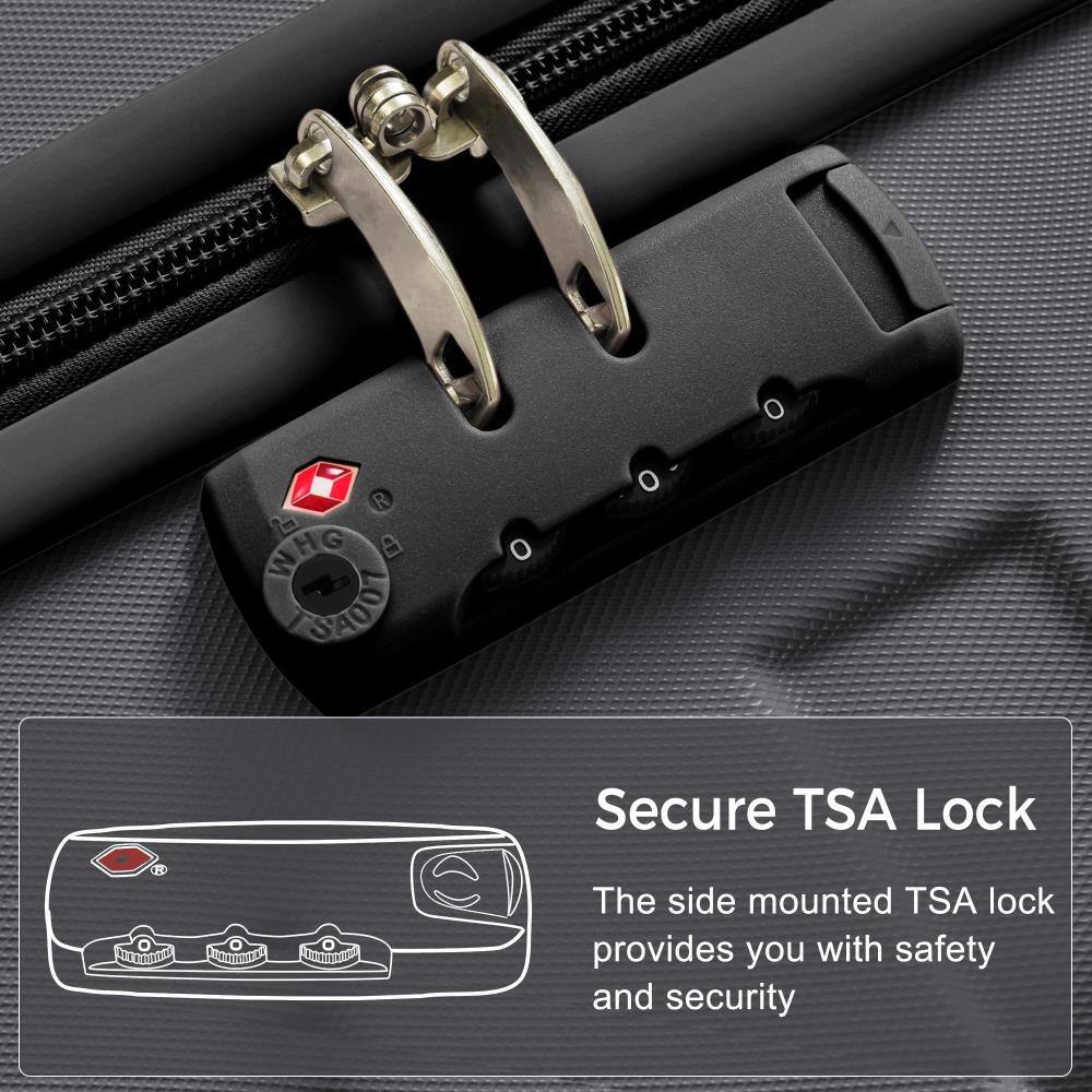 Secure TSA Lock

The side mounted TSA lock provides you with safety and security