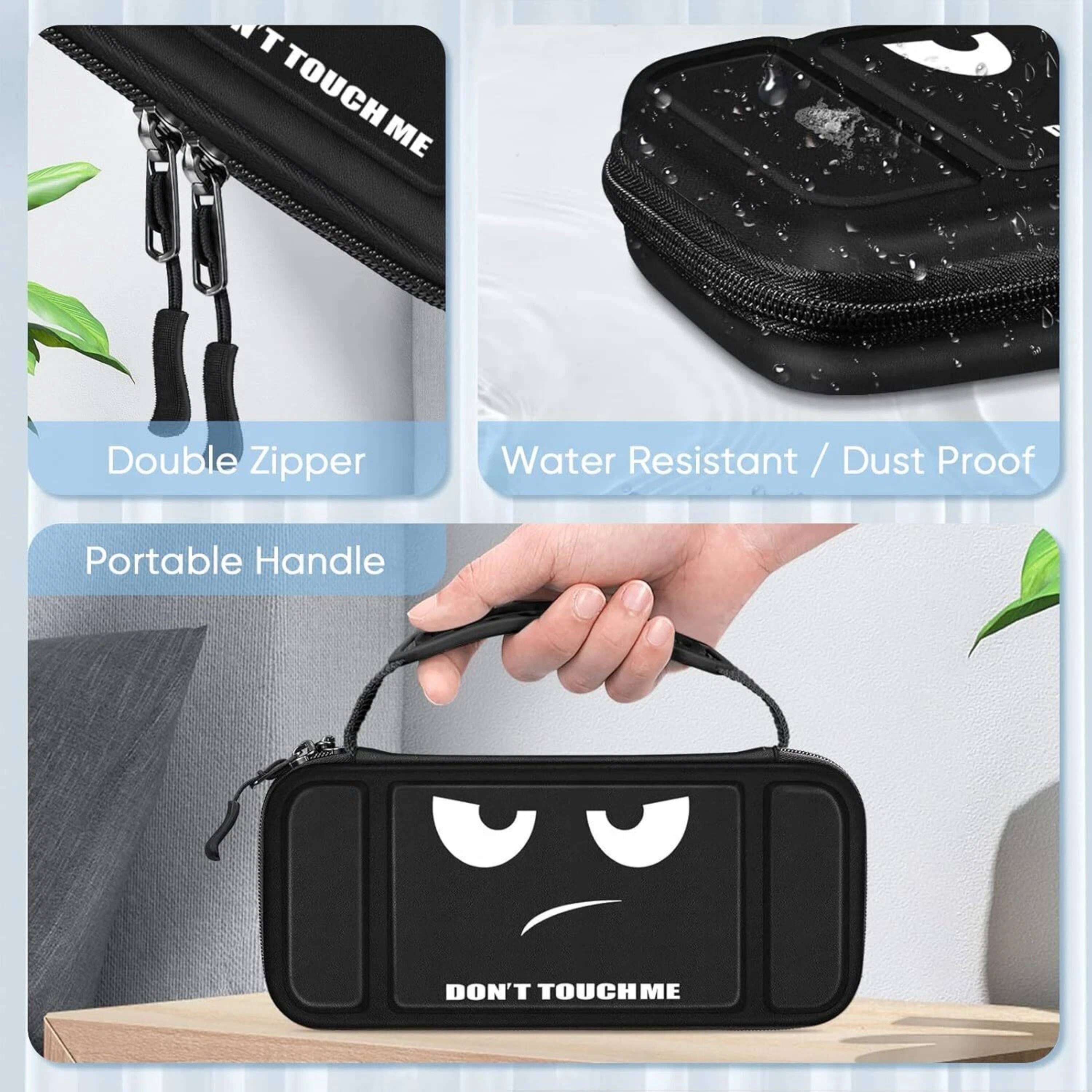 - Double Zipper
- Water Resistant / Dust Proof
- Portable Handle
- DON'T TOUCH ME