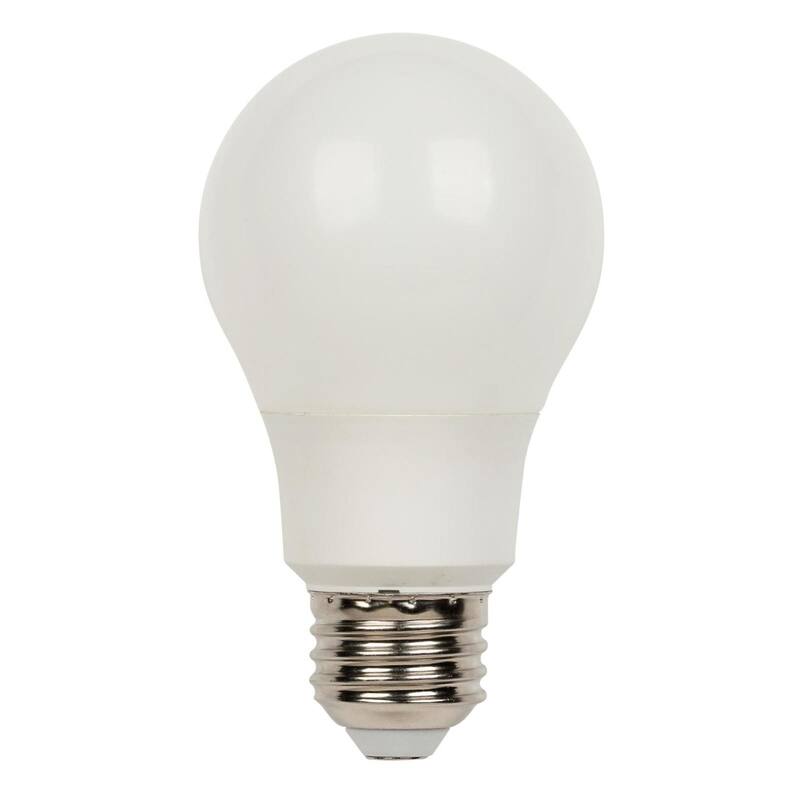 Angle. Westinghouse - Westinghouse A19 E26 (Medium) LED Bulb Daylight 40 Watt Equivalence 1 pk.