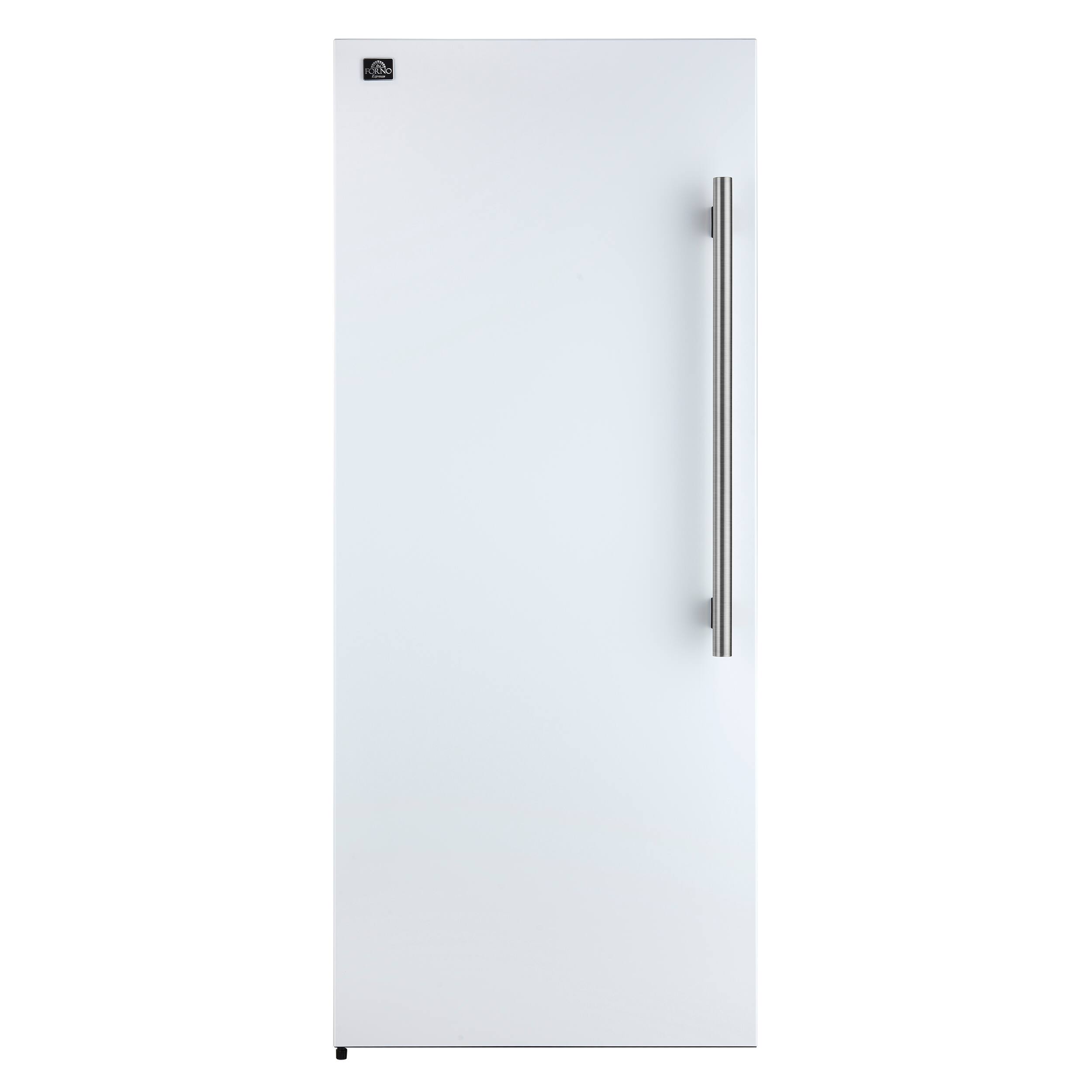 Alt View 1. Forno Appliances - Maderno 13.6 Cu. Ft. Left Swing Upright Convertible Freezer with Antique Brass Handles - White.