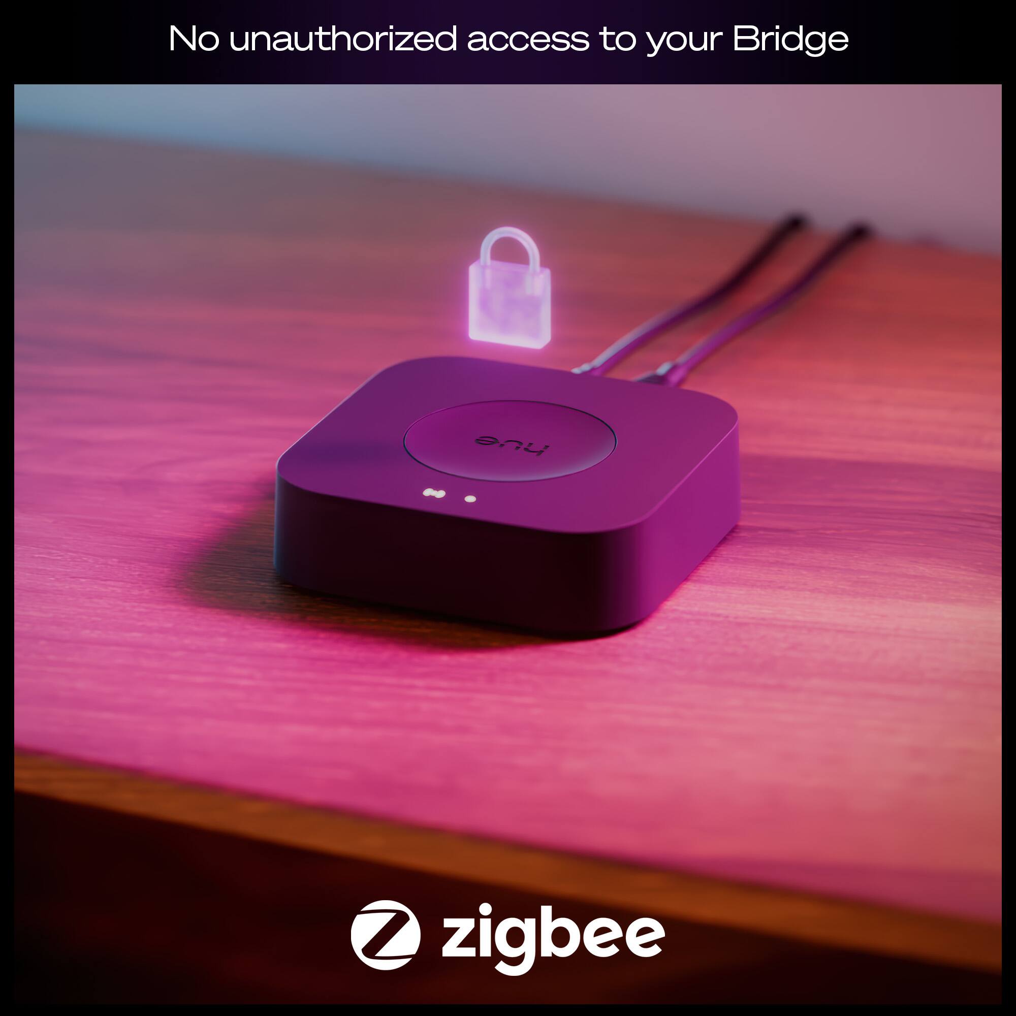 No unauthorized access to your Bridge

zigbee