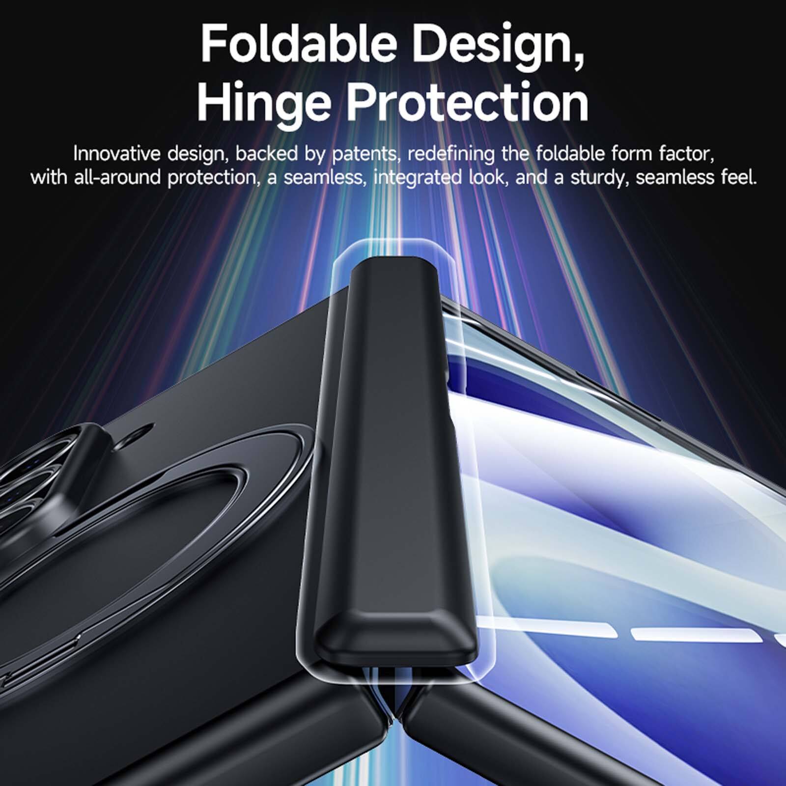 Foldable Design, Hinge Protection

Innovative design, backed by patents, redefining the foldable form factor, with all-around protection, a seamless, integrated look, and a sturdy, seamless feel.