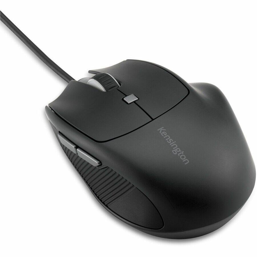 Alt View 3. Kensington - Kensington Pro Fit Ergo MY435 EQ Wired Mouse - PC, Mac - Mid Size Mouse - Optical - Cable - Black - USB Type C - 2400 - Black.