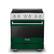 Front. Viking - 30 in. Wide 4 Elements 3-Series Induction Self-Clean Range - Ivy.