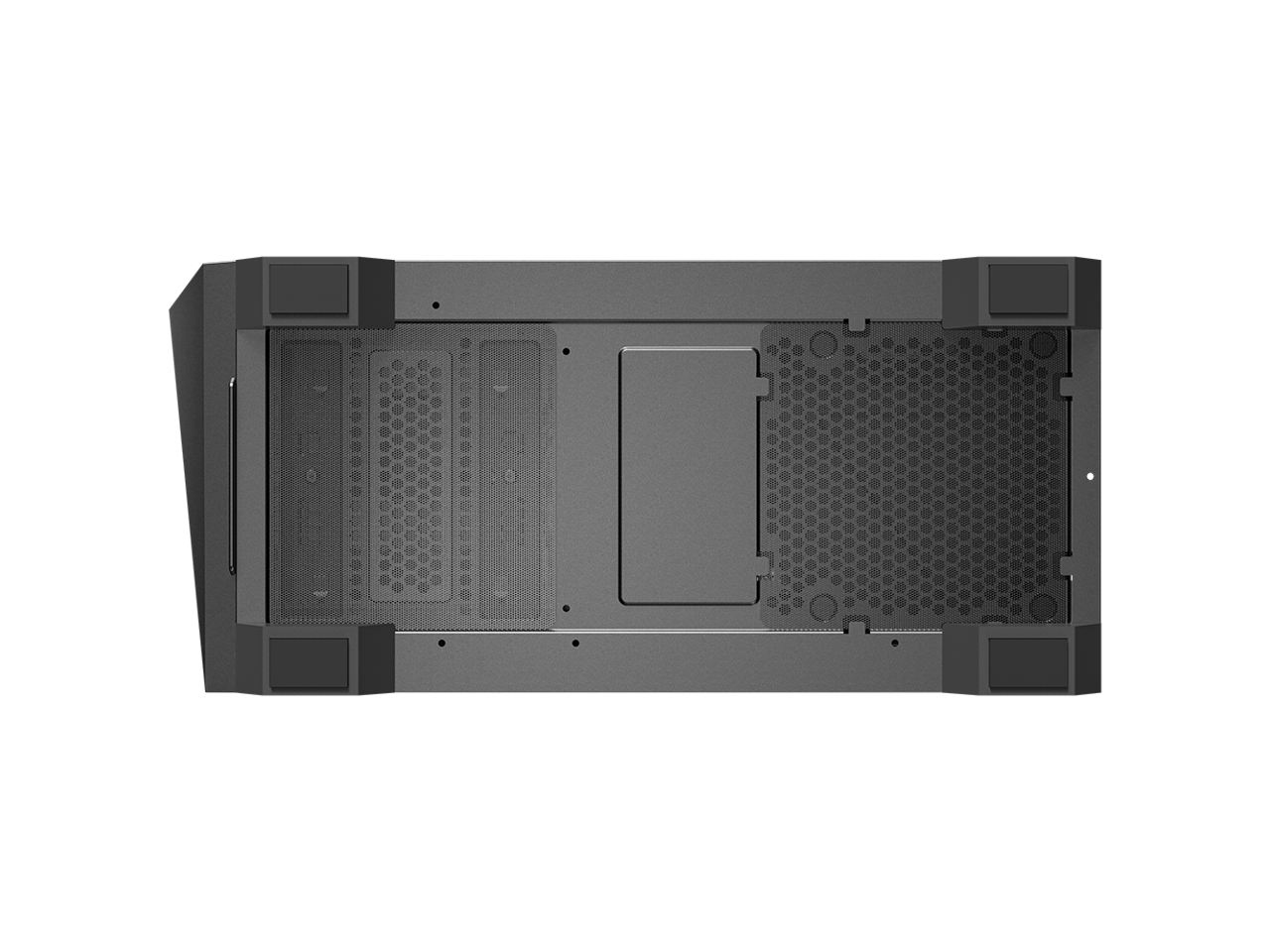 Alt View 10. Antec - Antec C3 ARGB, 4 x 120mm ARGB Fans, 8 Fan Support, Type-C 3.2 Gen 2, Tempered Glass, 360mm Radiator, Mid-Tower ATX Case - Black.