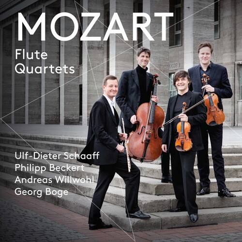 MOZART  
Flute Quartets  

Ulf-Dieter Schaff  
Philipp Beckert  
Andreas Willwohl  
Georg Boge