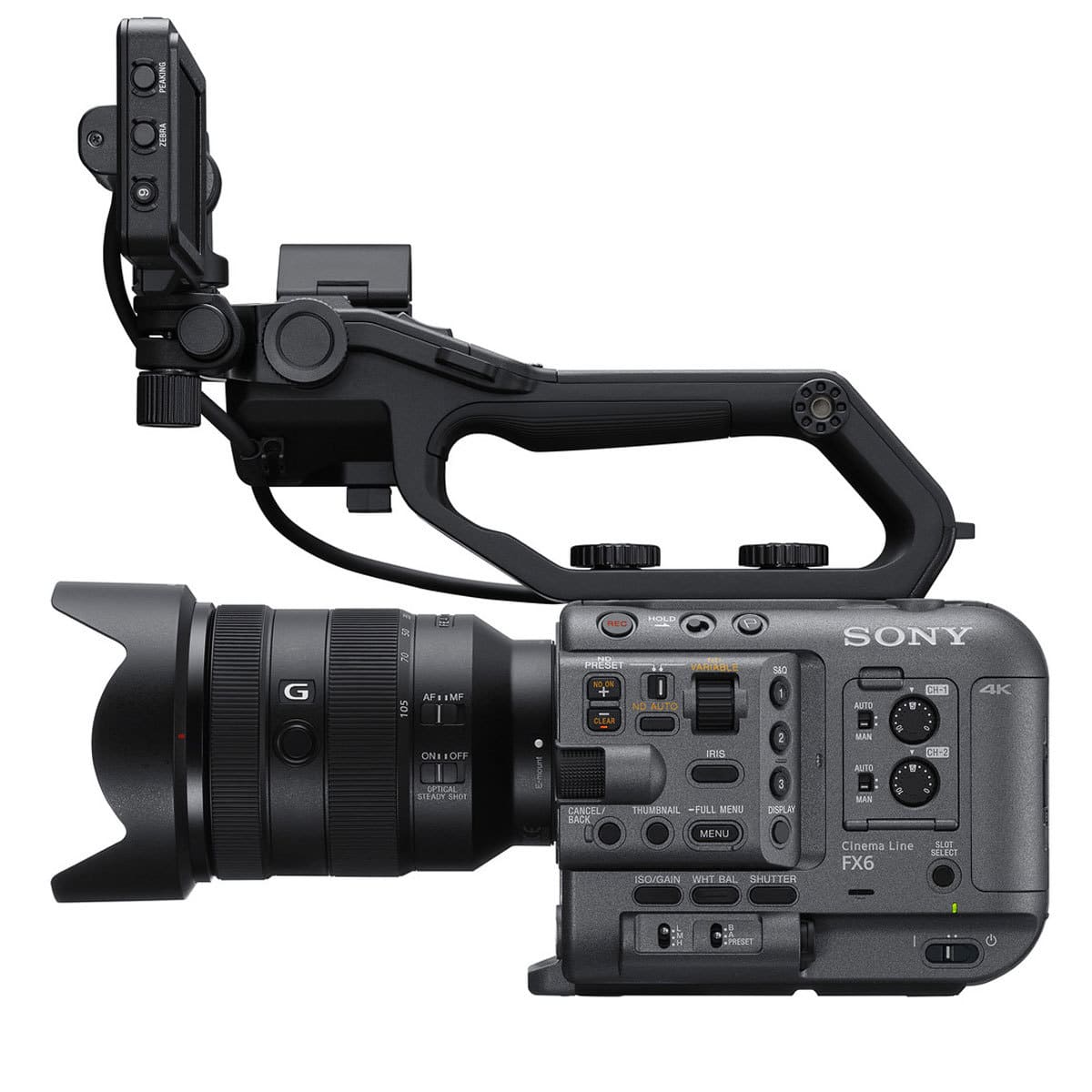 Sony FX6 Digital Cinema Camera Kit with FE 24 105mm f/4 G Lens
