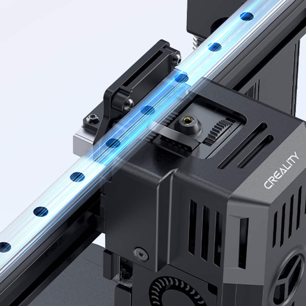 Alt View 16. Creality - Ender-3 V3 KE 3D Printer Basic Combo - Black.