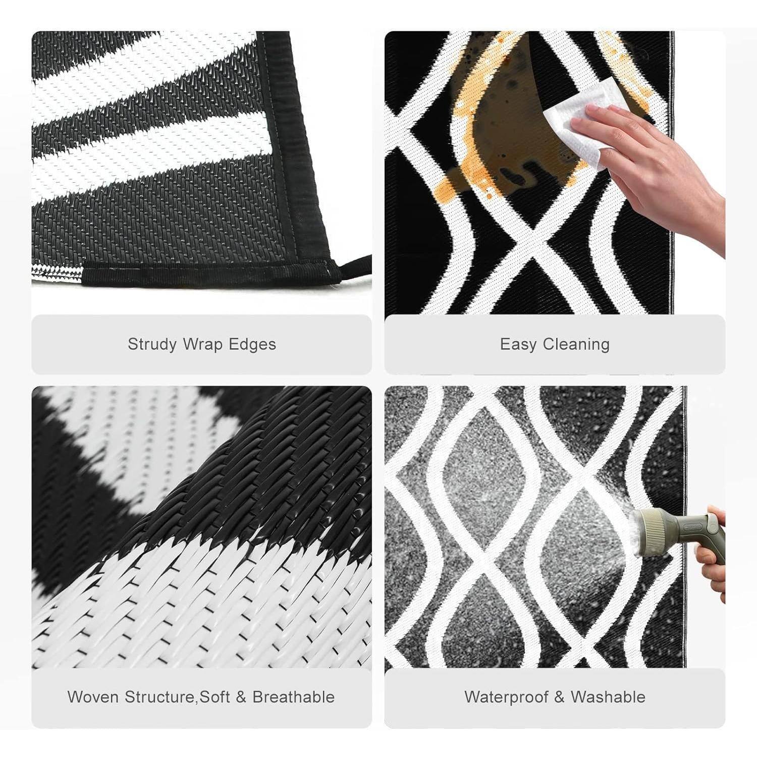 - Strudy Wrap Edges
- Easy Cleaning
- Woven Structure, Soft & Breathable
- Waterproof & Washable