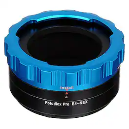Fotodiox - Pro Lens Adapter - Compatible with B4 (2/3") ENG Cine Mount Lenses to fit Sony E Mount Cameras