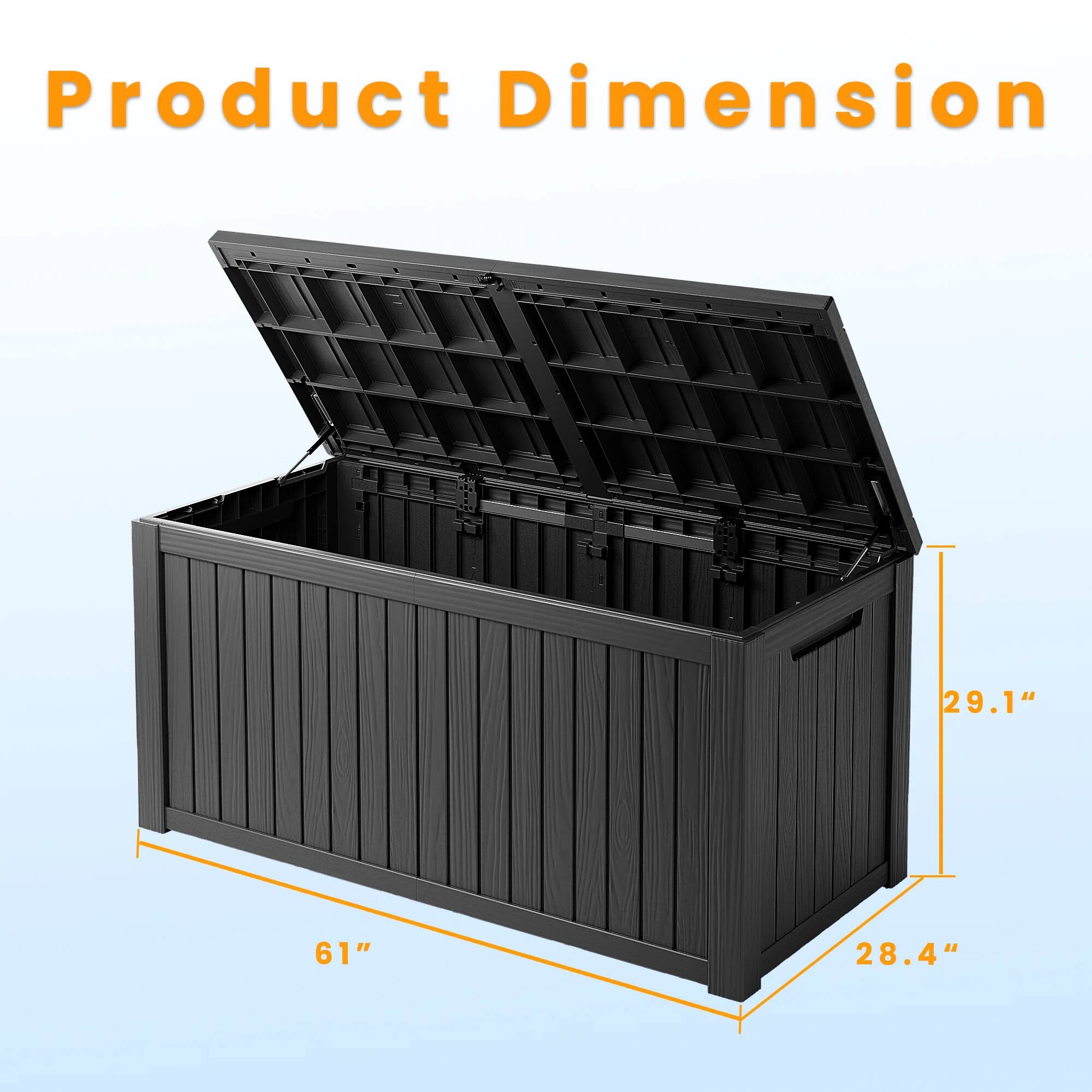 Product Dimension

61" x 28.4" x 29.1"