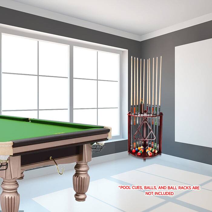 POOL CUES, BALLS, AND BALL RACKS ARE NOT INCLUDED