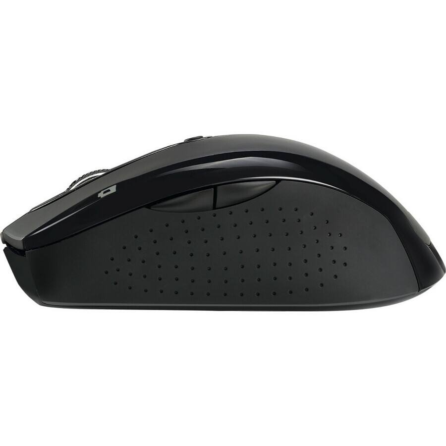 Alt View 5. Adesso - Adesso iMouse M20B - Wireless Ergonomic Optical Mouse - Optical - Wireless - Radio Frequency - Black - USB - 1600 dpi - Black.