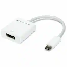 Front. NewerTech - NewerTech USB-C to DisplayPort 8K Display Adapter - 1 x DisplayPort Digital Audio/Video - Female - 1 x USB Type C - Male - Unknown.