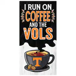 Fan Creations - Tennessee Volunteers 6" x 12" Coffee Wall Art - Multicolor