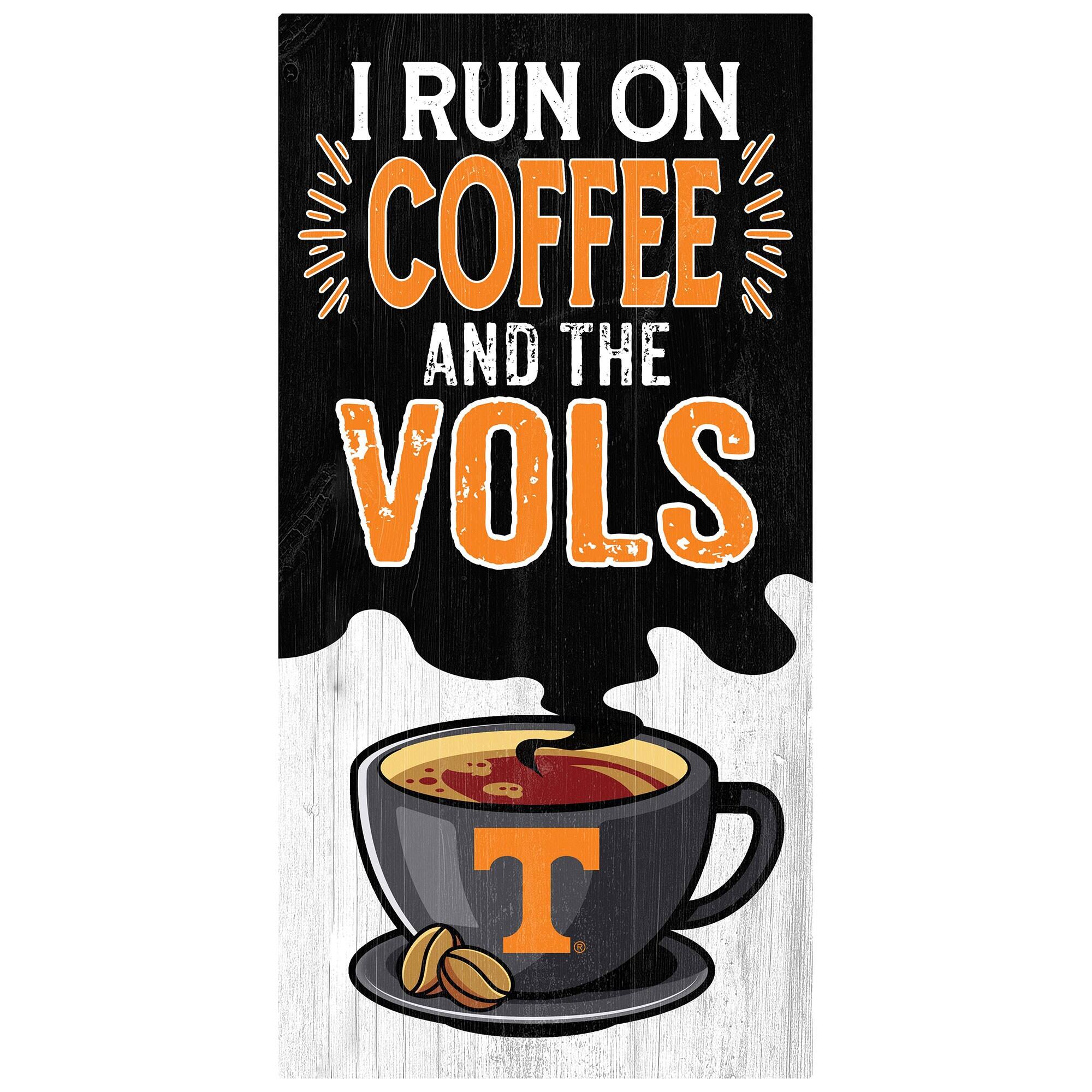 Tennessee Volunteers 6" x 12" Coffee Wall Art