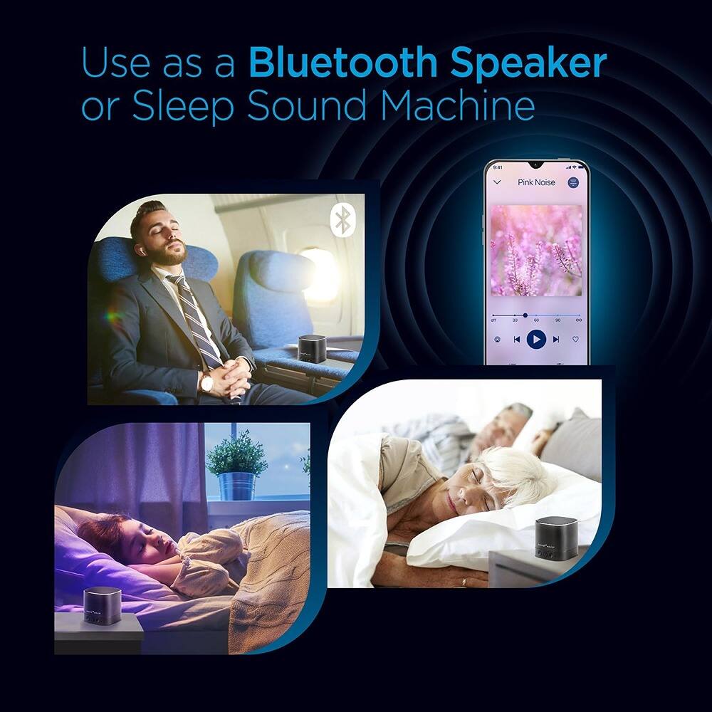 Use as a Bluetooth Speaker or Sleep Sound Machine

Pink Noise