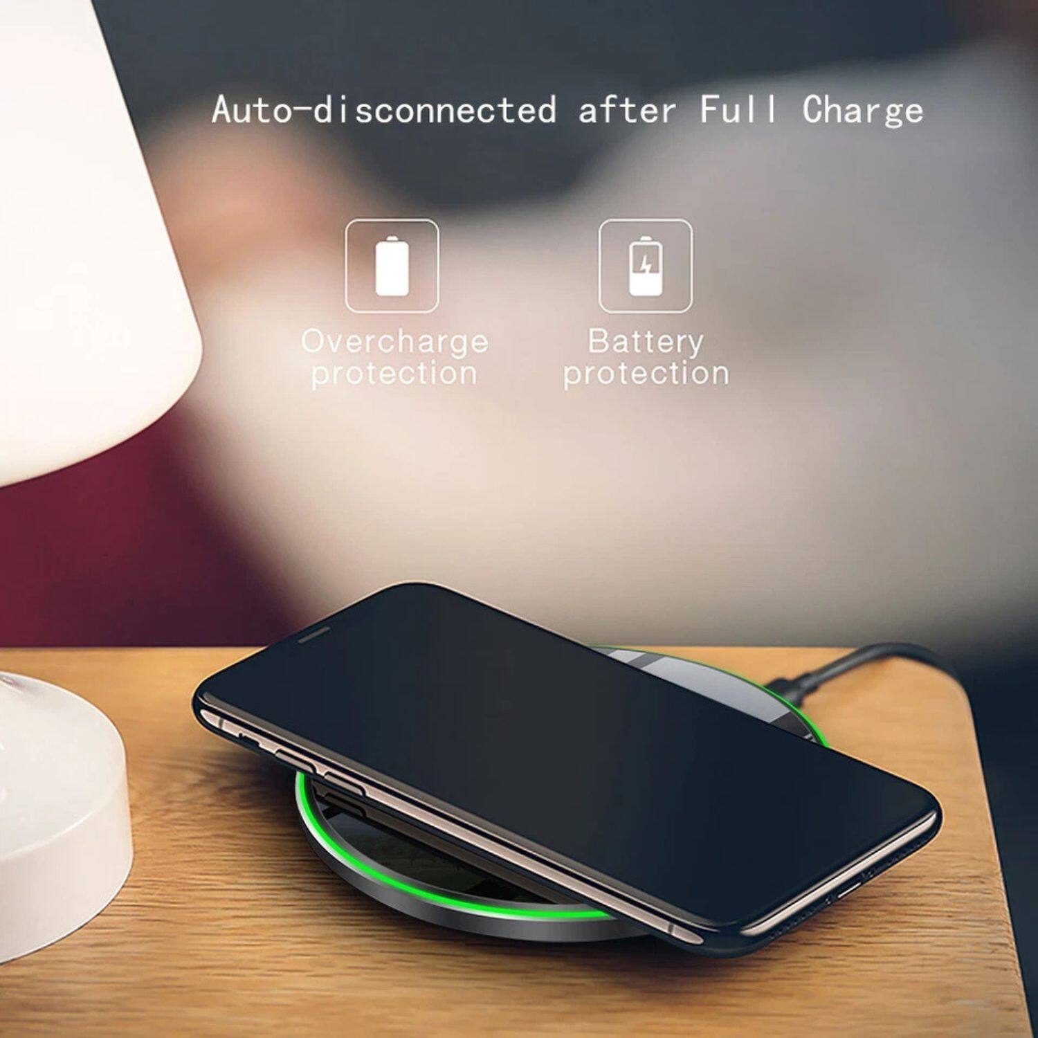 Auto-disconnected after Full Charge

Overcharge protection

Battery protection
