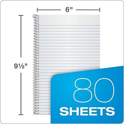6" x 9½" 80 SHEETS