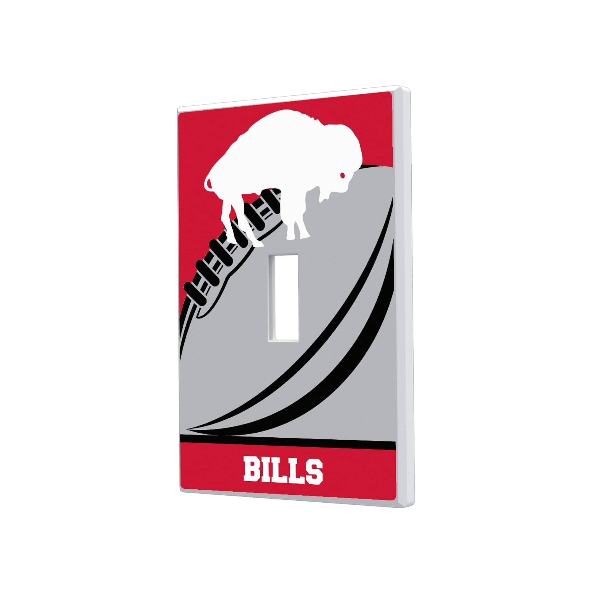 Keyscaper - Buffalo Bills Passtime Design Single Toggle Lightswitch Plate - Multicolor price history on PriceWatchPro