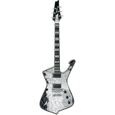 Front. Ibanez - Ibanez Paul Stanley Signature PS1CM Electric Guitar, Bound Ebony, Chrome.