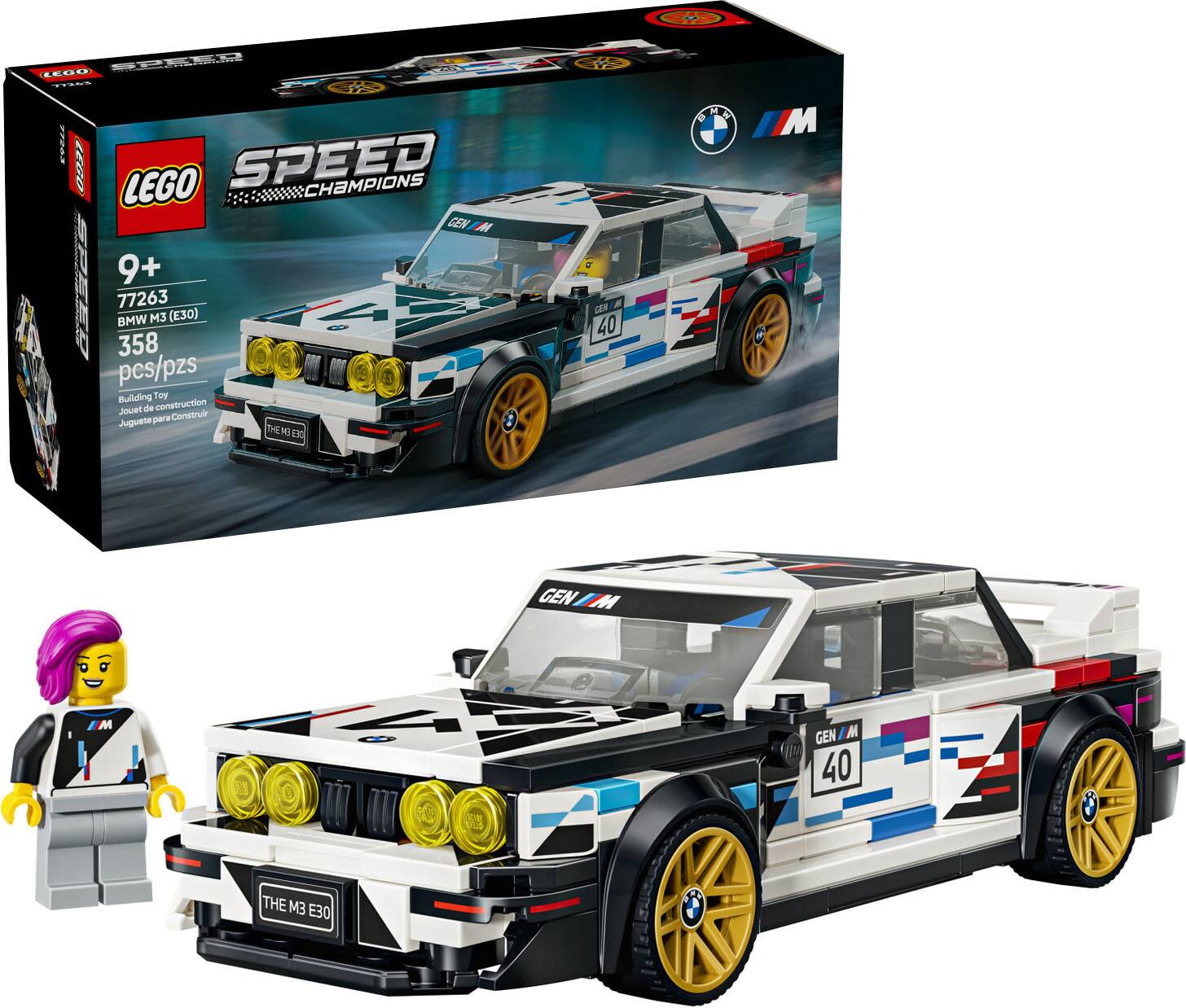 SPEED ...... | LEGO SPEED CHAMPIONS GEN 9+ 77263 BMW M3 (E30) 358 pcs/pzs Building Toy Jouet de construction Juguete de construcción