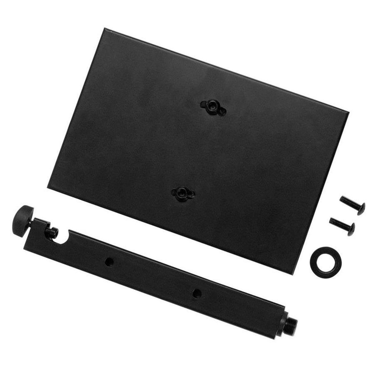Alt View 1. On Stage Stands - On-Stage MST1000 U Mount Microphone Stand Tray - Black Powder Coat Finish.