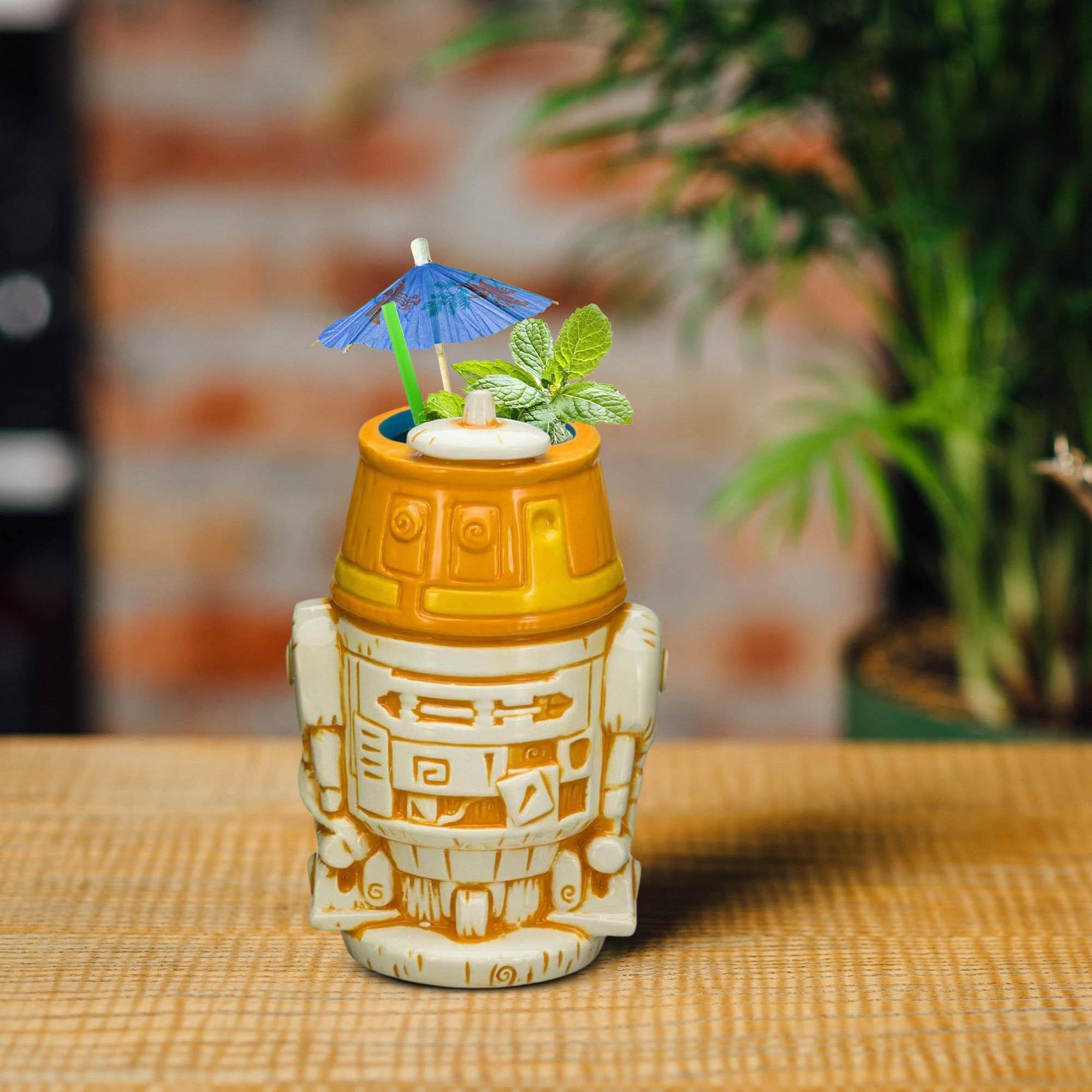 Alt View 1. Star Wars - Geeki Tikis Star Wars Chopper Ceramic Mug | Holds 14 Ounces - Orange.