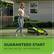 Greenworks 2 13"
GUARANTEED START
NO GAS, NO OIL, NO EMISSIONS